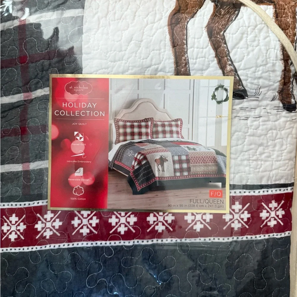 Moose Quilt New Full/Queen